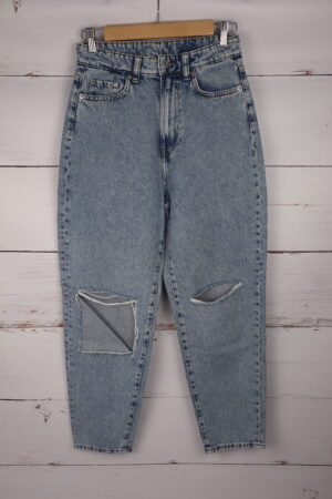 Spodnie niebieskie jeansowe H&M & Denim